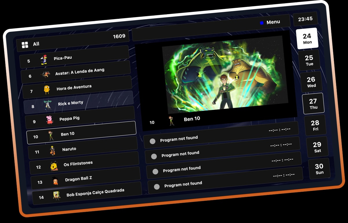 Top IPTV Smart channel guide
